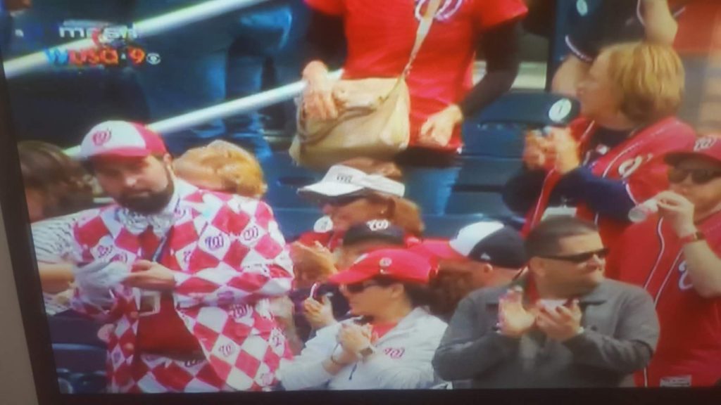 Washington Nationals Trea Turner stands at the plate dressed for