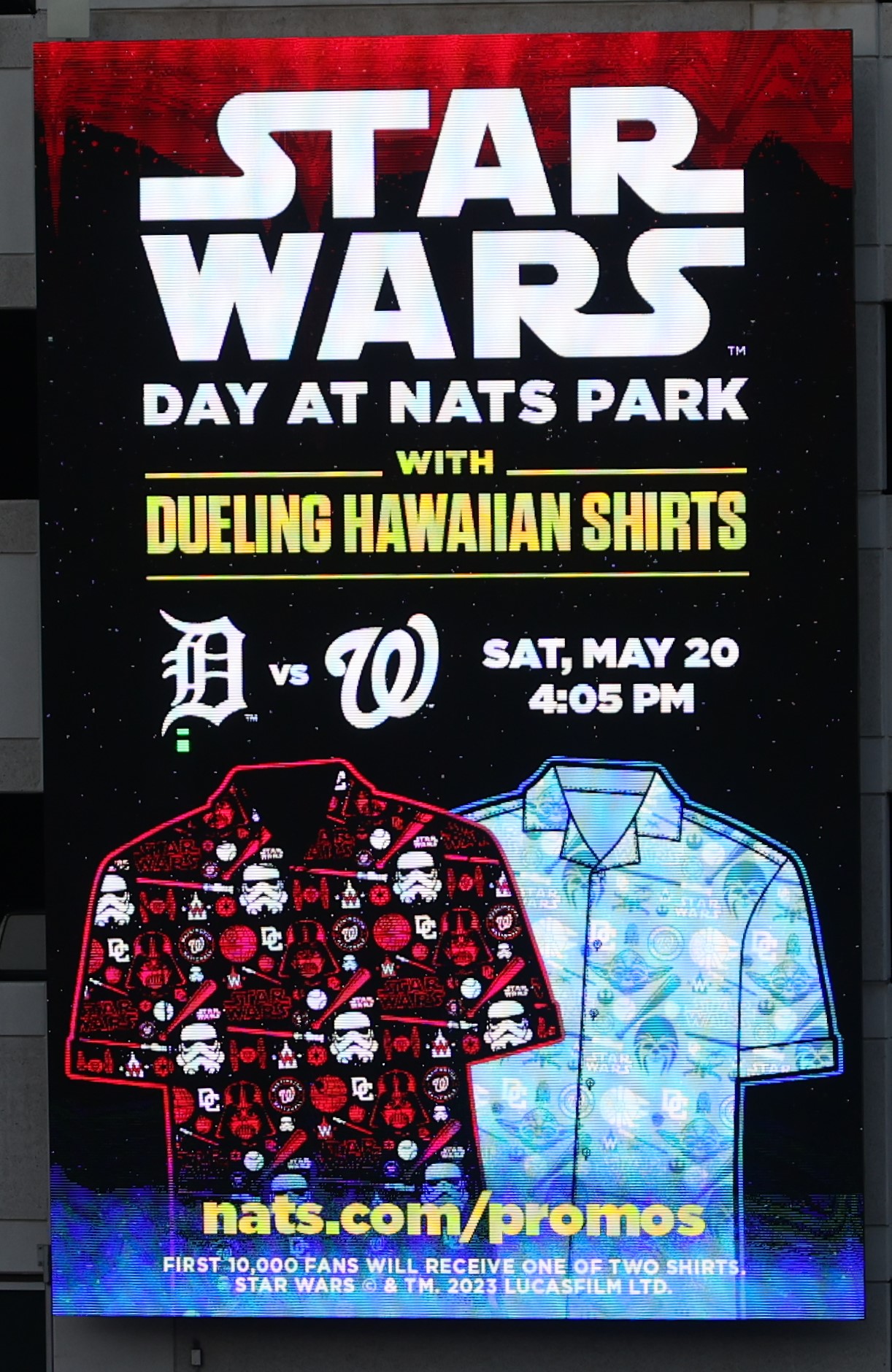 Nationals Star Wars Hawaiian Shirt